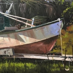 "Shrimp and Oysters" - Impressionist Plein Air Landscape Painting - Wyeth