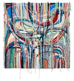"Choix" - Fibre d'art abstrait contemporain - Tufting - Hicks