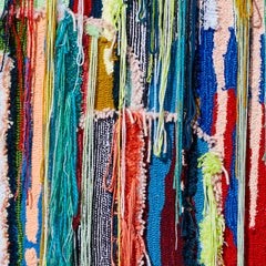 "Through & Through & Through" Contemporary Abstract Fiber Art - Tufting - Hicks