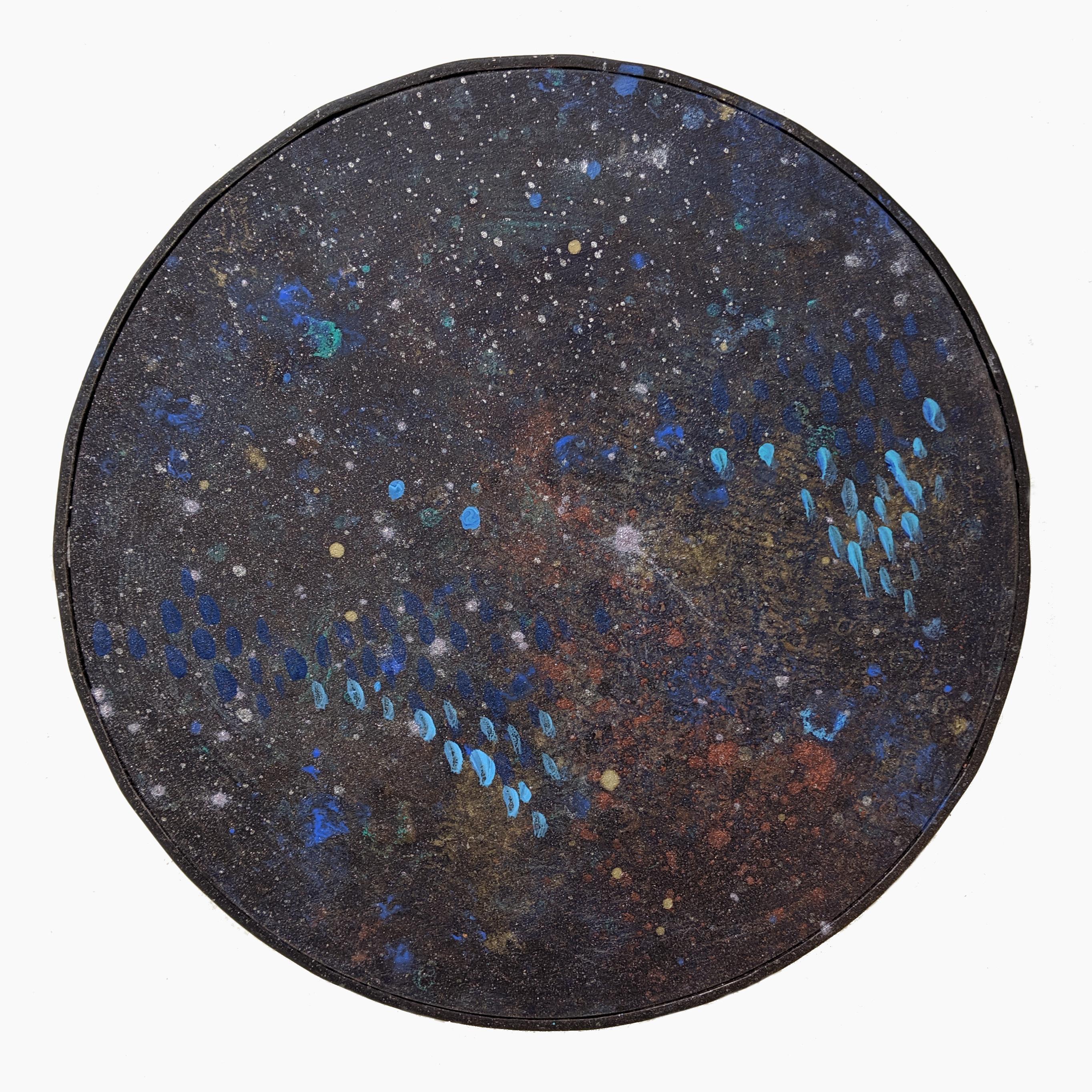 Abstract Sculpture Corrina Sephora - « Somewhere Between the Deep Blue Sea and the Edge of the Universe II » (Un coin entre la mer bleu profond et le bord de l'univers) - Nevelson