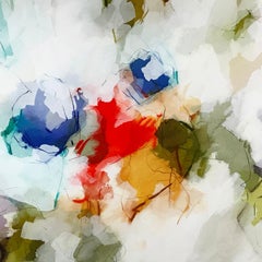 "Focal Snow" - Nature-based Color Field Abstract Painting - Joan Mitchell