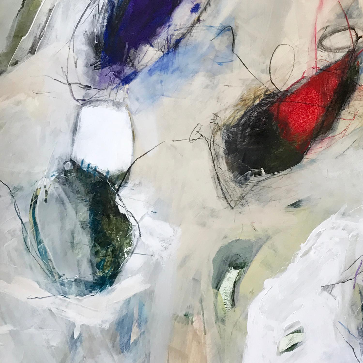 „“Durchbruch““ – abstrakte Farbfeldmalerei aus der Natur – Joan Mitchell (Abstrakt), Painting, von Cynthia Knapp