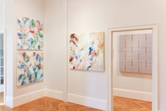 'Cinderblock II' - Geometric Abstract Painting - Anni Albers - Agnes Martin