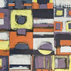 "Serie Calendario: Tre anni I" - Collage astratto contemporaneo - de Staël