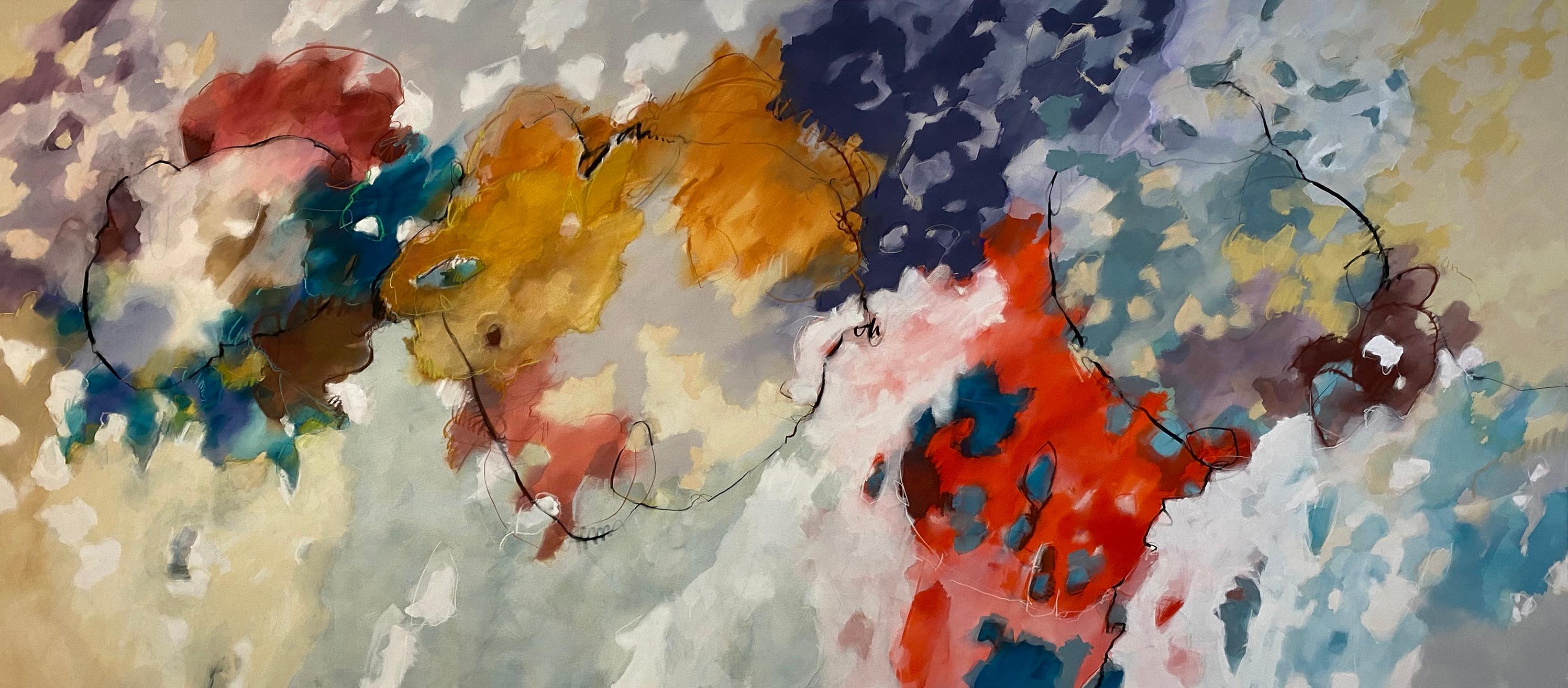 Abstract Painting di Cynthia Knapp - "Conduit I" - Pittura astratta basata sulla natura - Joan Mitchell