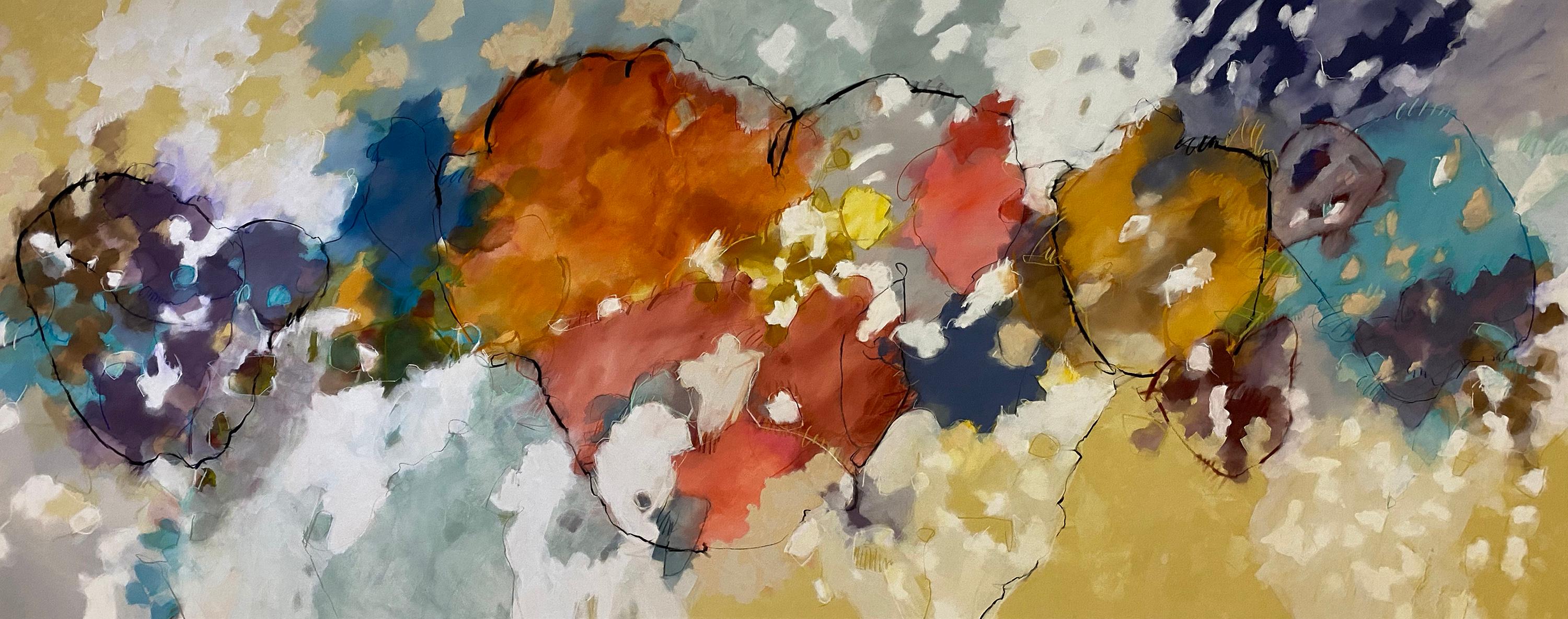 Abstract Painting Cynthia Knapp - ""Conduit II" - Peinture abstraite basée sur la nature - Joan Mitchell