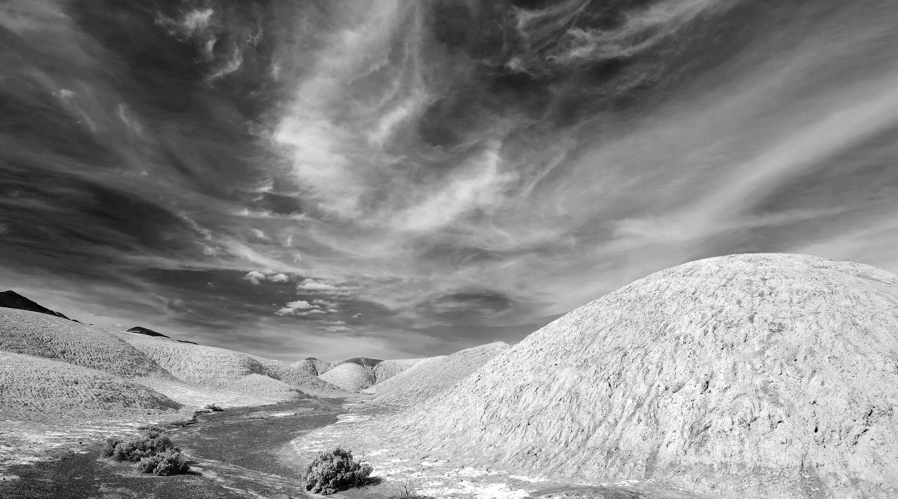 Chris Little Landscape Photograph - 'Old Desert Road' - Black and White Photography - Landscape - Walker Evans