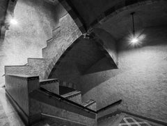 "Fox Theatre, Ballroom Stairwell" - architectural photography - Ezra Stoller