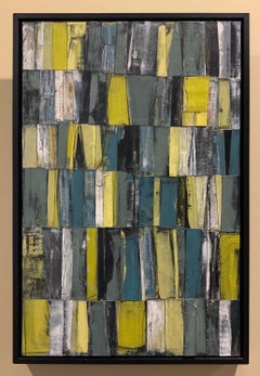 "Senso del luogo" - Collage astratto contemporaneo - Nicolas de Staël