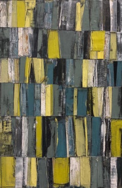 "Senso del luogo" - Collage astratto contemporaneo - Nicolas de Staël