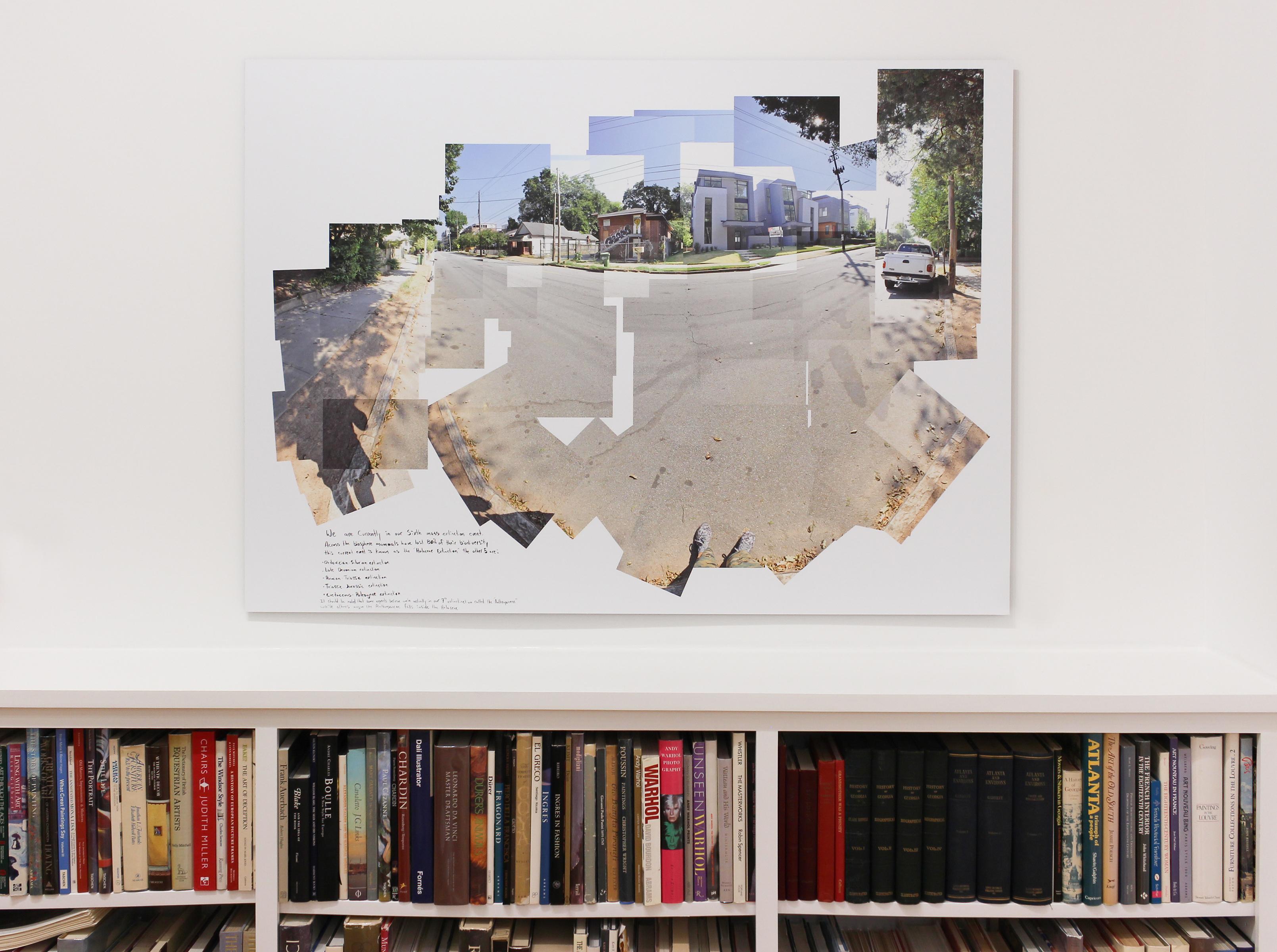 „Holocene“ – urbane Landschaftsfotografie – Kompositbild – David Hockney – Photograph von Willis