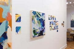 "Formed Over Time" - colorful abstract painting - pure abstraction