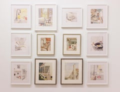 « Cafe au Lait » - peinture de nature morte - objets ordinaires - Giorgio Morandi