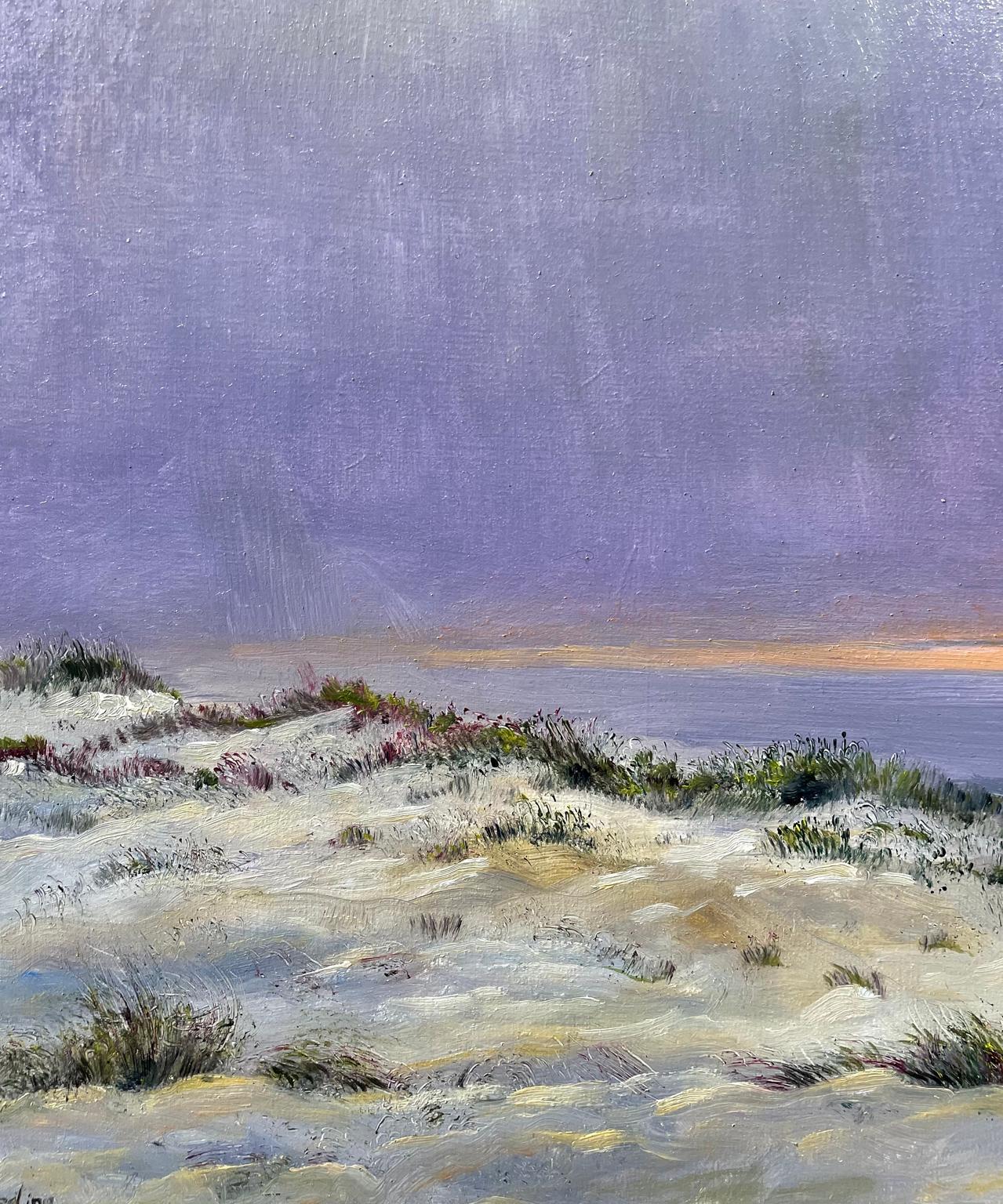Quiet Day on the Gulf Coast of Florida - Painting by Nicholas Oberling