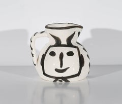 "AR 223 - Square headed pitcher" from edition of 300 by artist Pablo Picasso