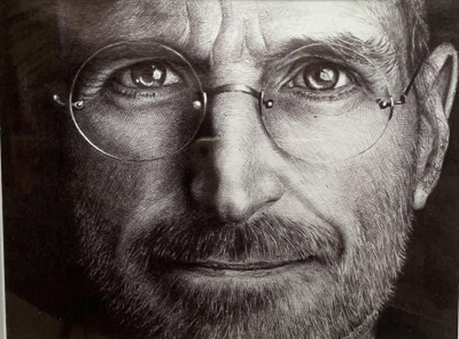 Portrait de Mefa Basel - Steve Job, 2017