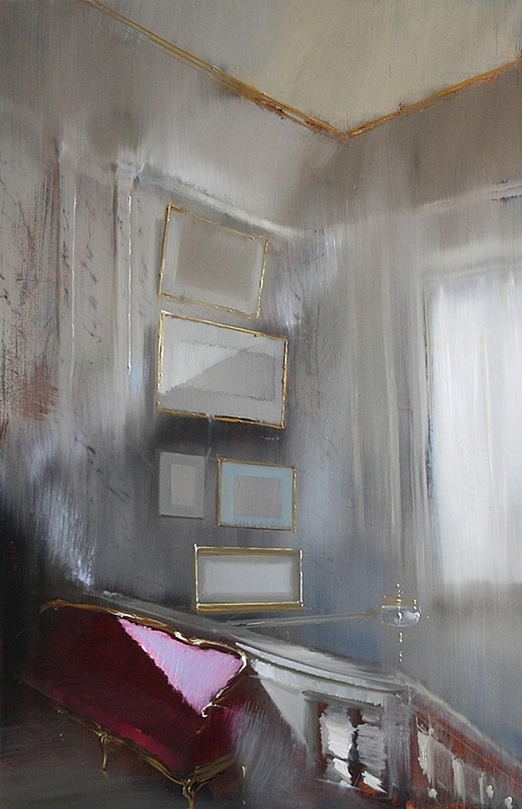 Jean Arcelin Interior Painting - A la recherche du Rose Tiepolo
