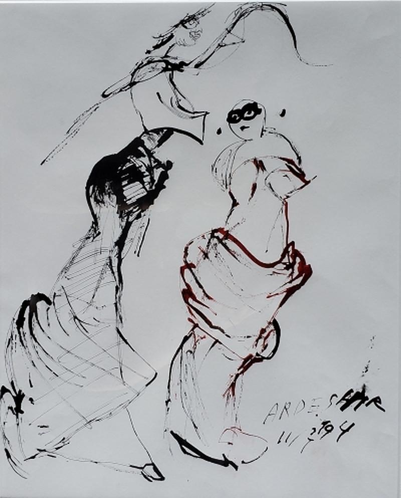 Ardeshir MOHASSES Figurative Art - Untitled 2