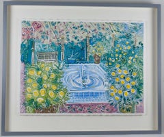Alan Halliday: "Pool at the Villa Oasis".