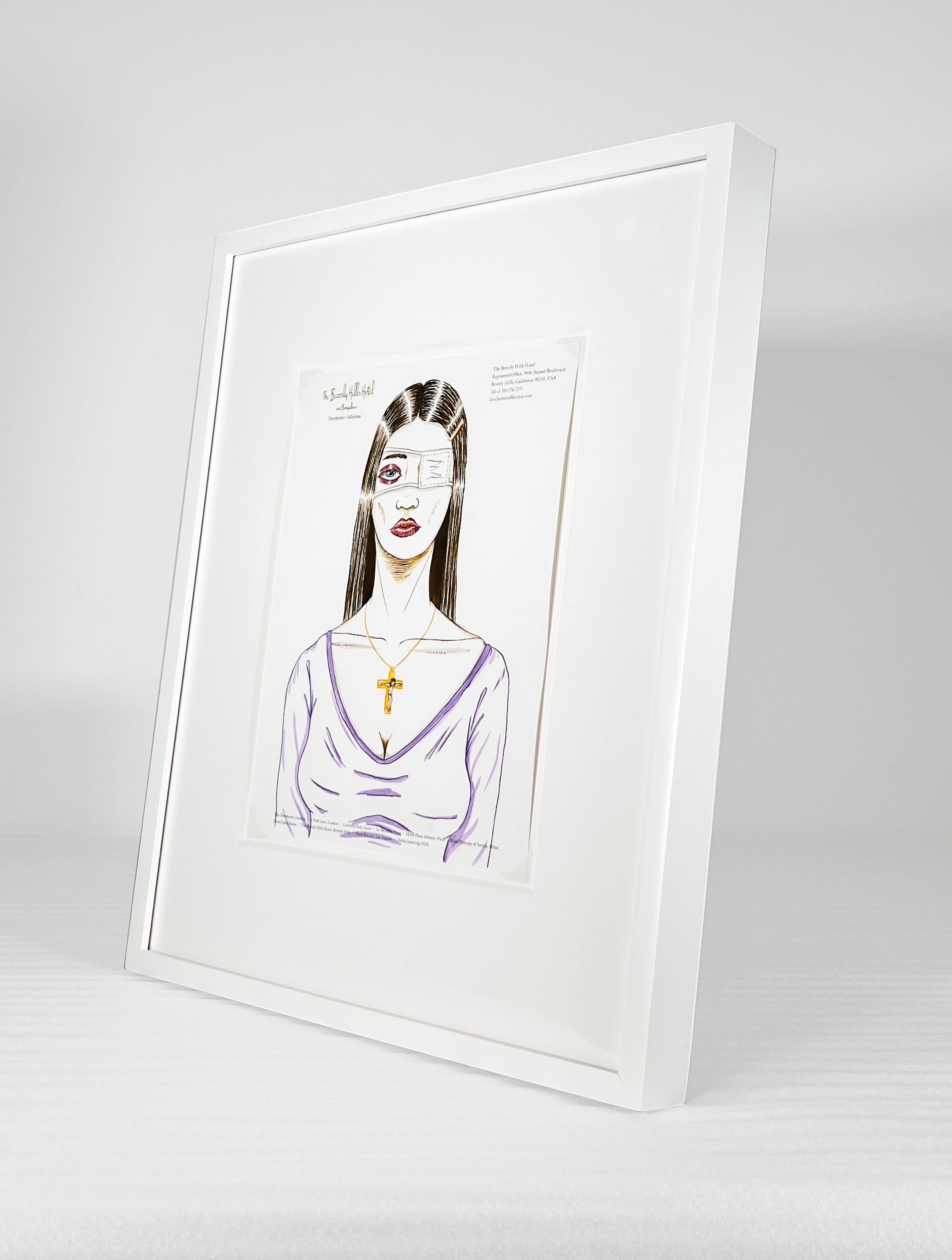 Sin título (Hotel Beverly Hills) - Art Contemporáneo de Ed Templeton