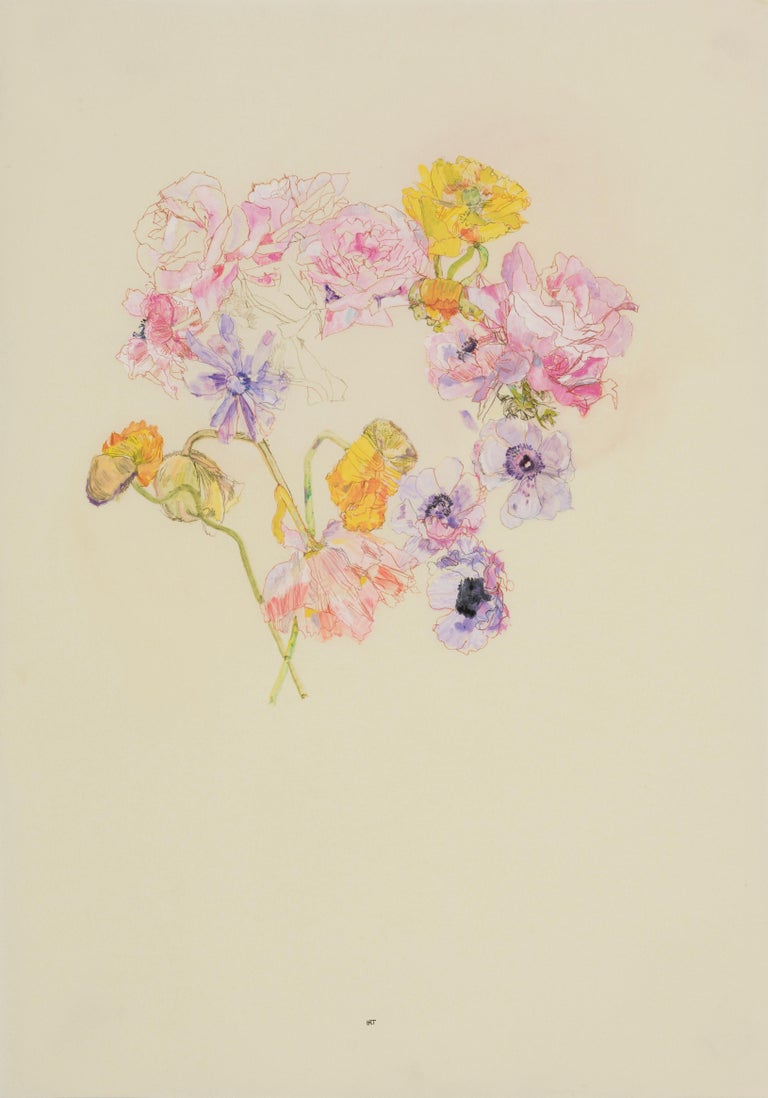 <i></noscript>Flower Circle (Roses, Poppies, Peonies)</i>, 2018–19
