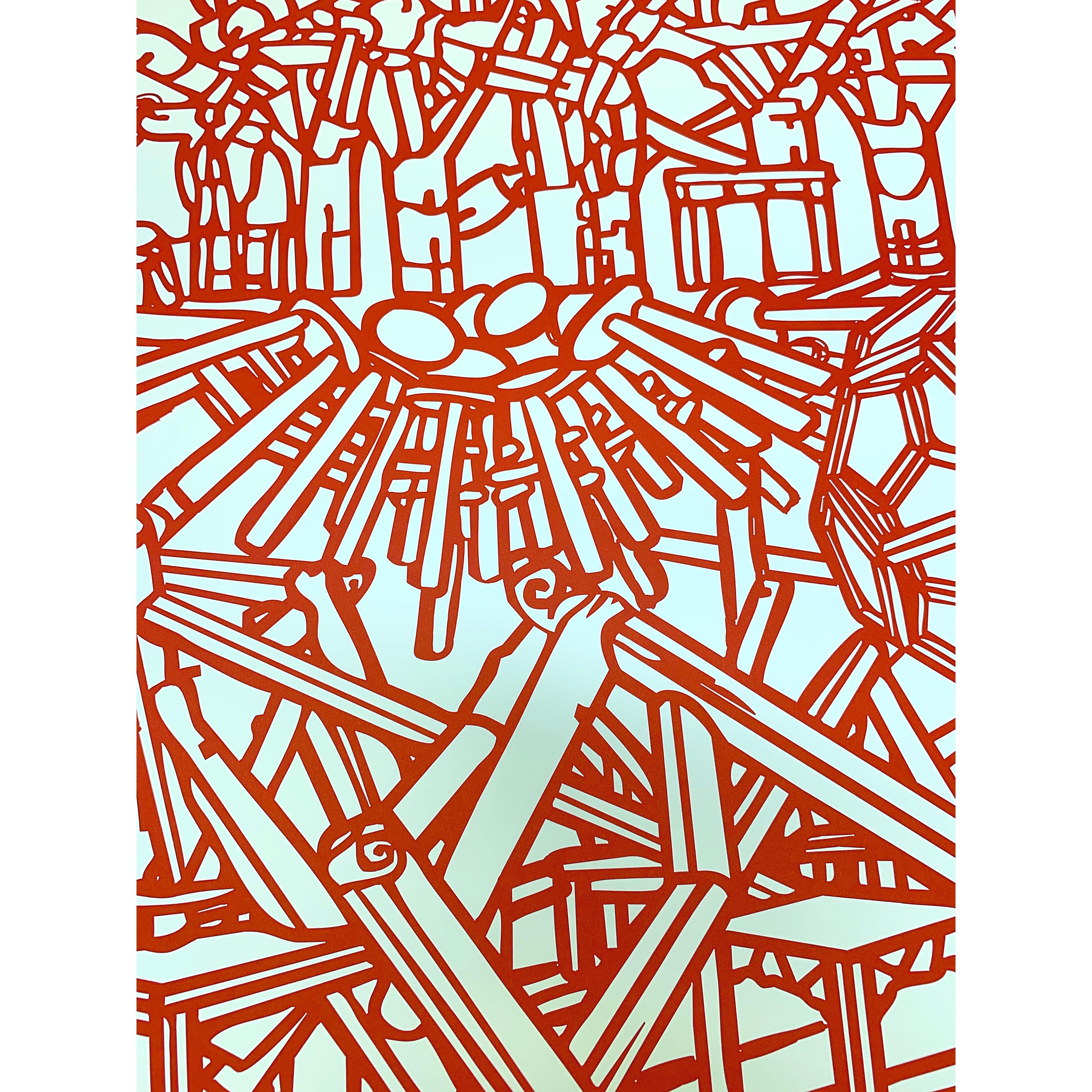 The Papercut Portfolio -Contemporary, 21st Century, Paper, Ai Weiwei, Red, China For Sale 18