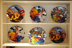 Coupe Plate (set of 3) - Jeff Koons, Art, Gift, Porcelain, Tableware, Design