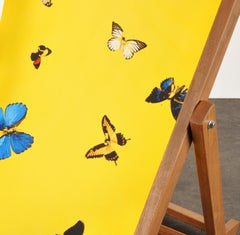 Yellow Deck Chair with Butterflies by Damien Hirst, Contemporary Art
