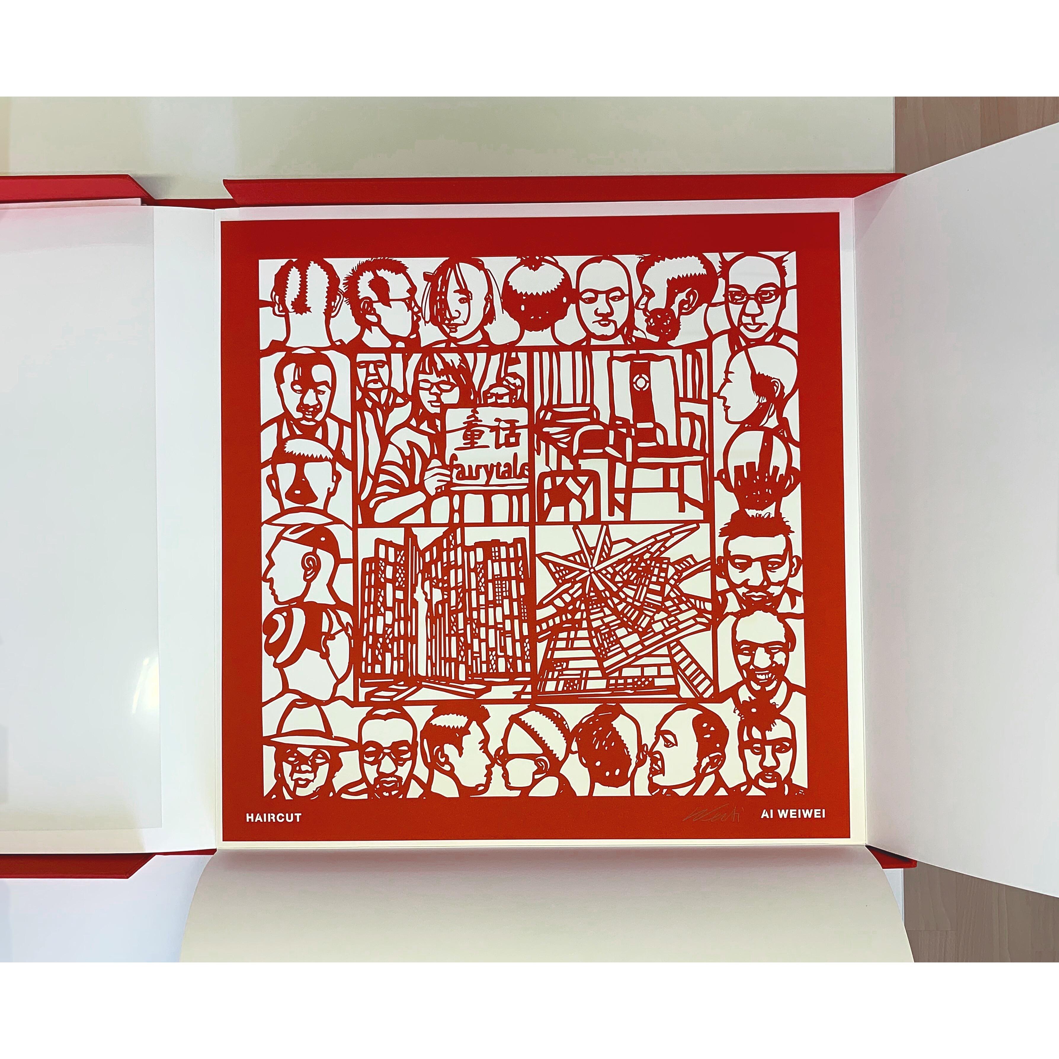 The Papercut Portfolio -Contemporary, 21st Century, Paper, Ai Weiwei, Red, China For Sale 9