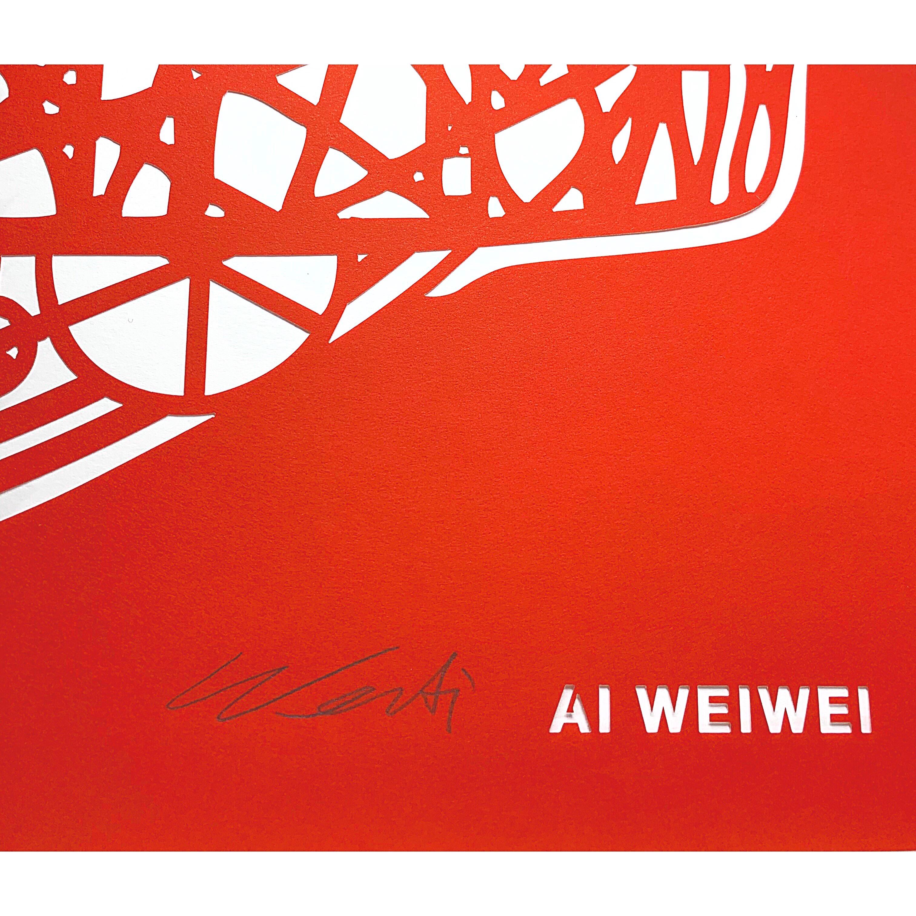 The Papercut Portfolio -Contemporary, 21st Century, Paper, Ai Weiwei, Red, China For Sale 8