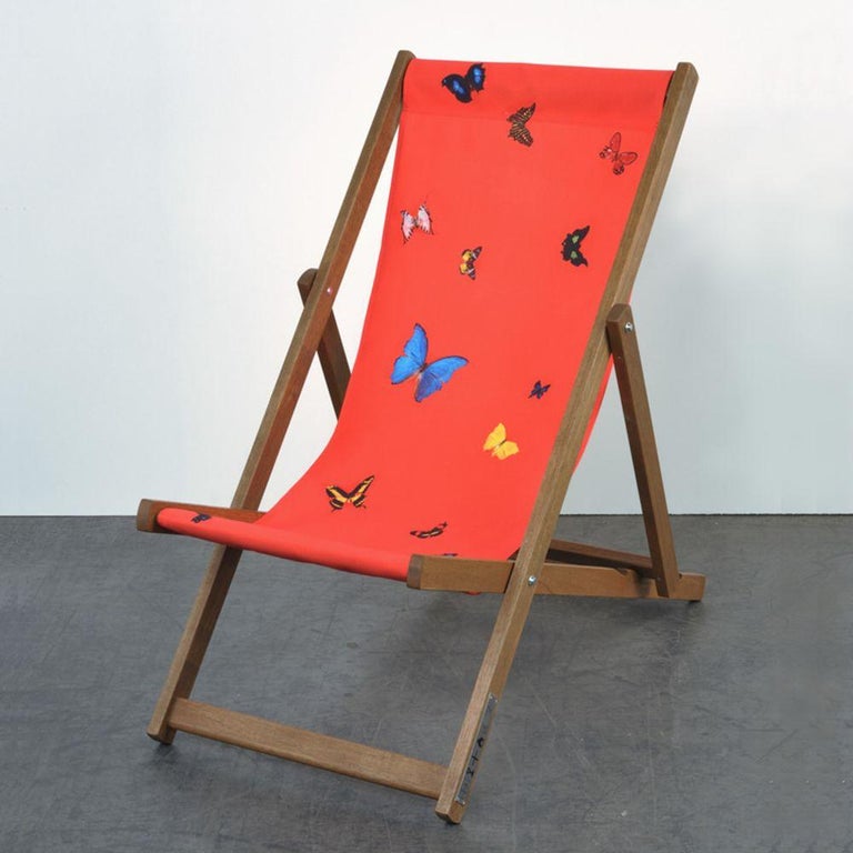 Damien Hirst - Chaise longue (rouge) - Art contemporain, 21e siècle, rouge,  design, coloré En vente sur 1stDibs