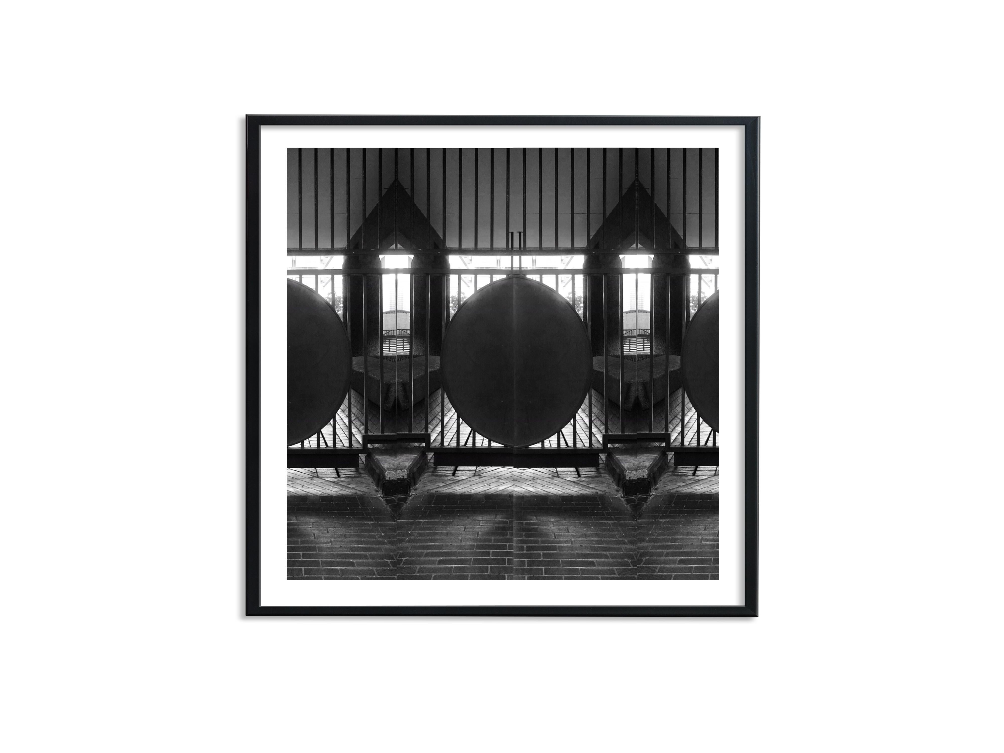 Brutalism / London Barbican Centre No 9-Black and White Photography, 2019 For Sale 1
