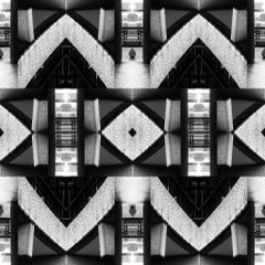 Fotografía en blanco y negro "Brutalismo -Barbican Centre, Londres nº 12", 2021
