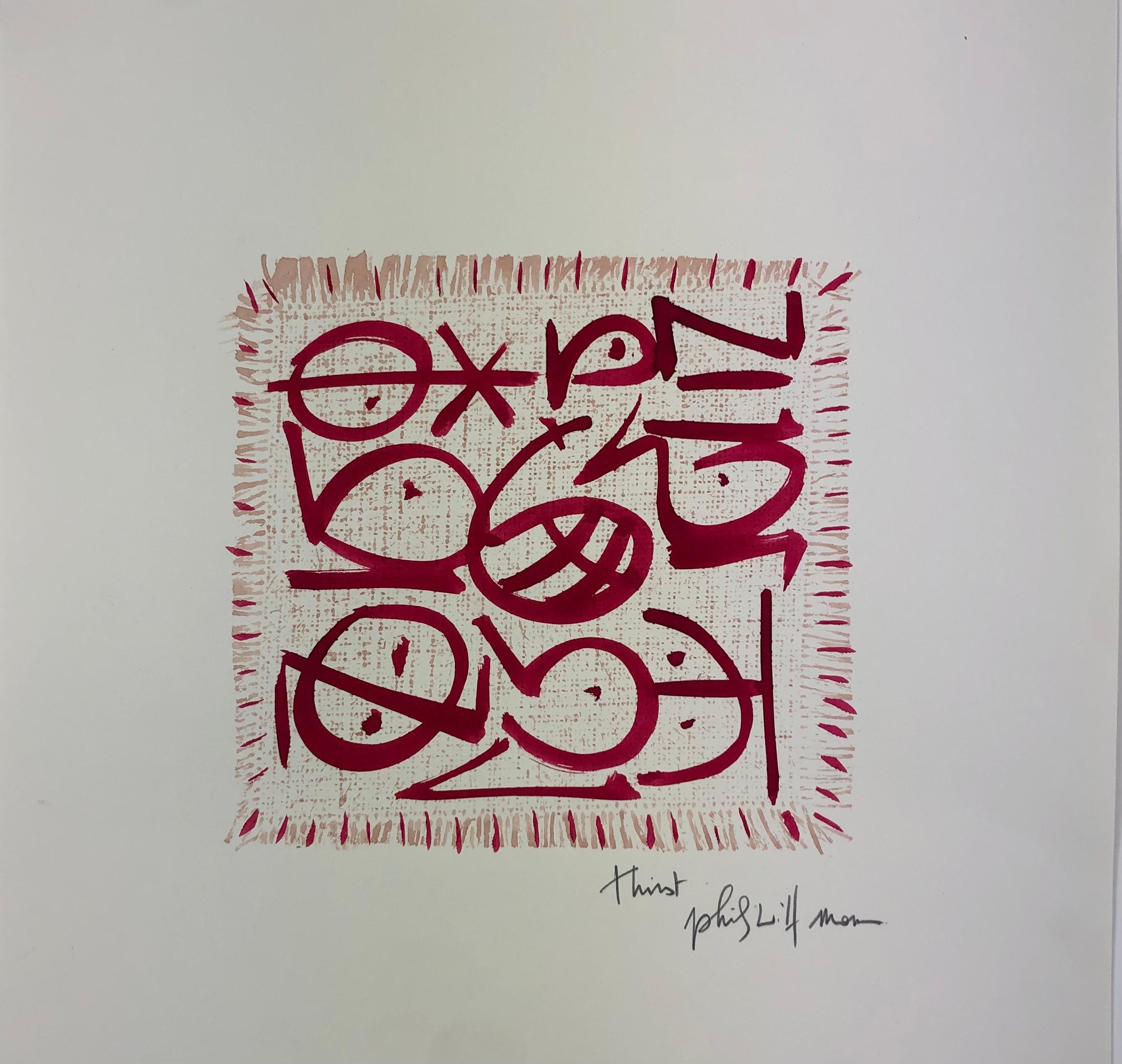 Philip Wittmann Abstract Drawing – Durst