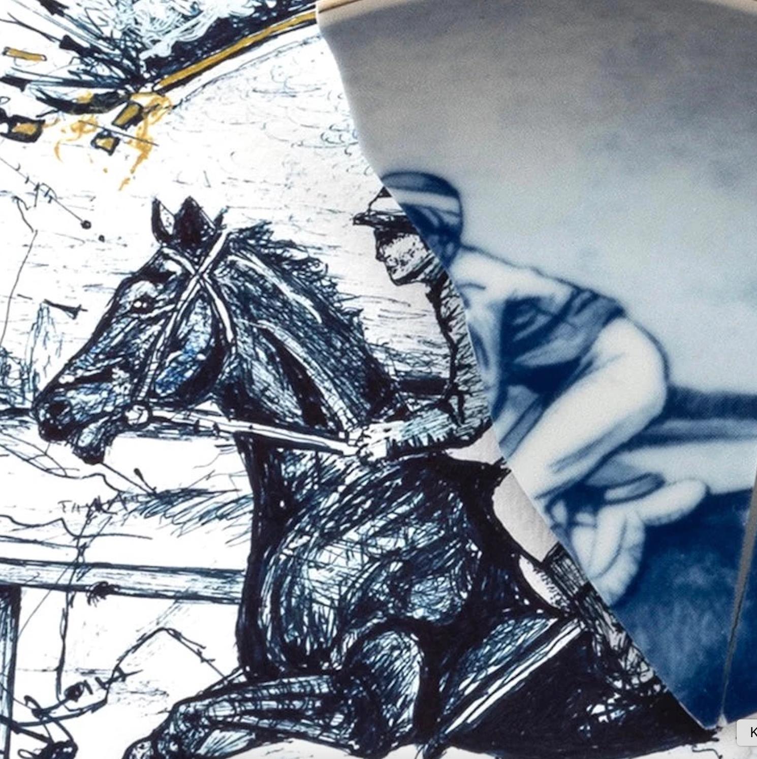 Robert Strati ist ein amerikanischer Künstler, der Multimedia-Kunstwerke aus zerbrochenen Tellern schafft. Seine jüngste Serie 