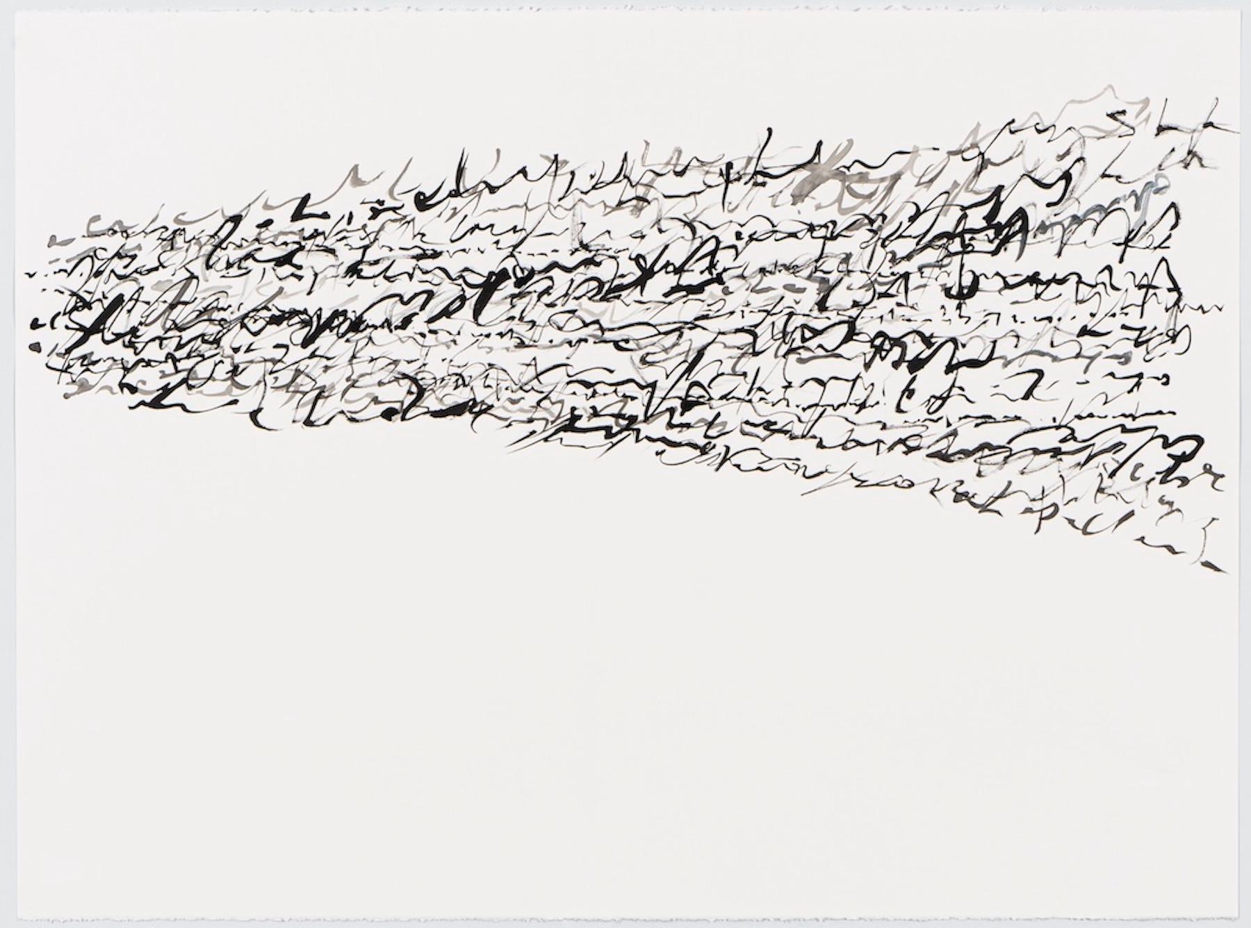 Claire Gilliam Abstract Drawing – Schallwelle I