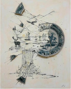 Fragmenté en vert avec chasseur