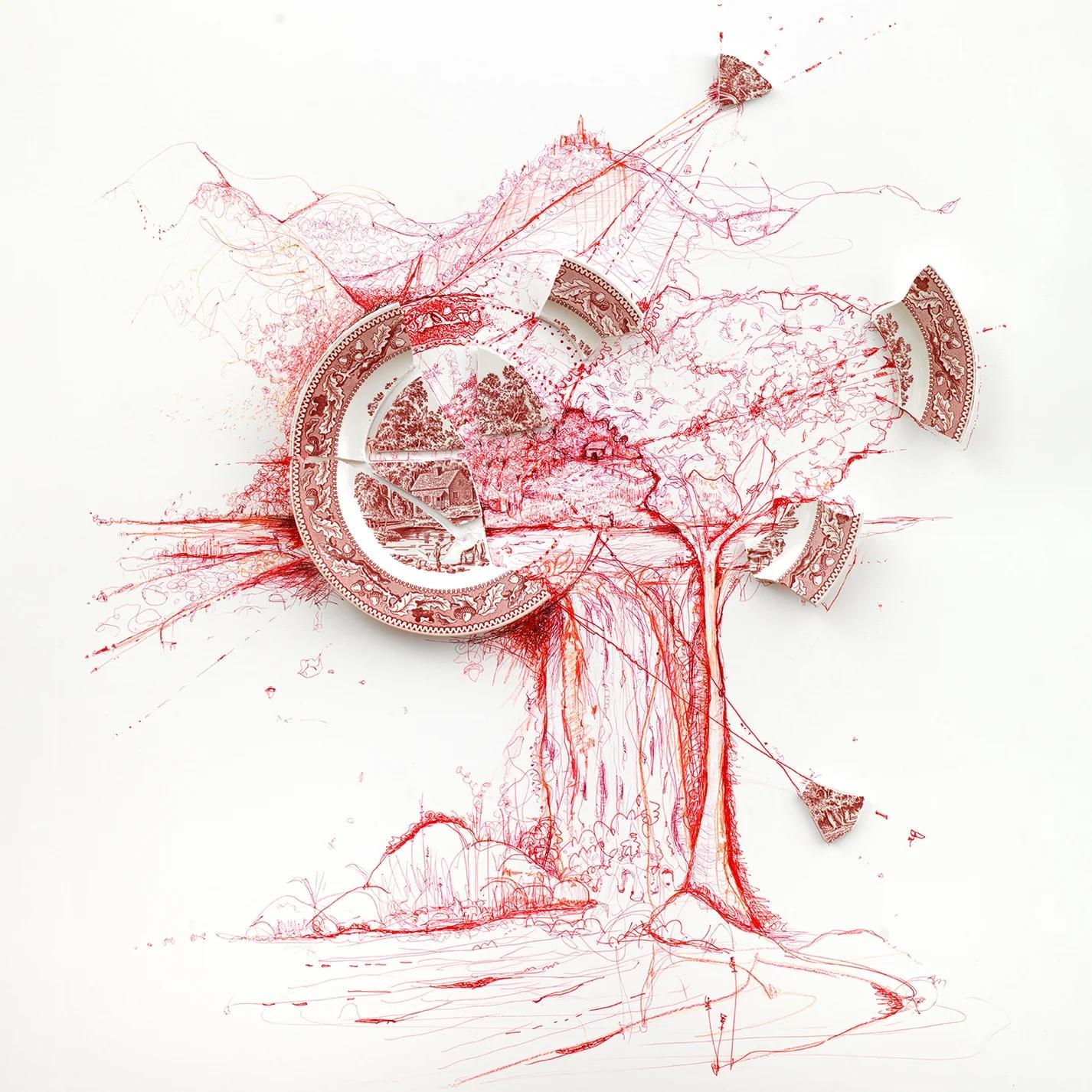 Abstract Print di Robert Strati - La stampa autunnale