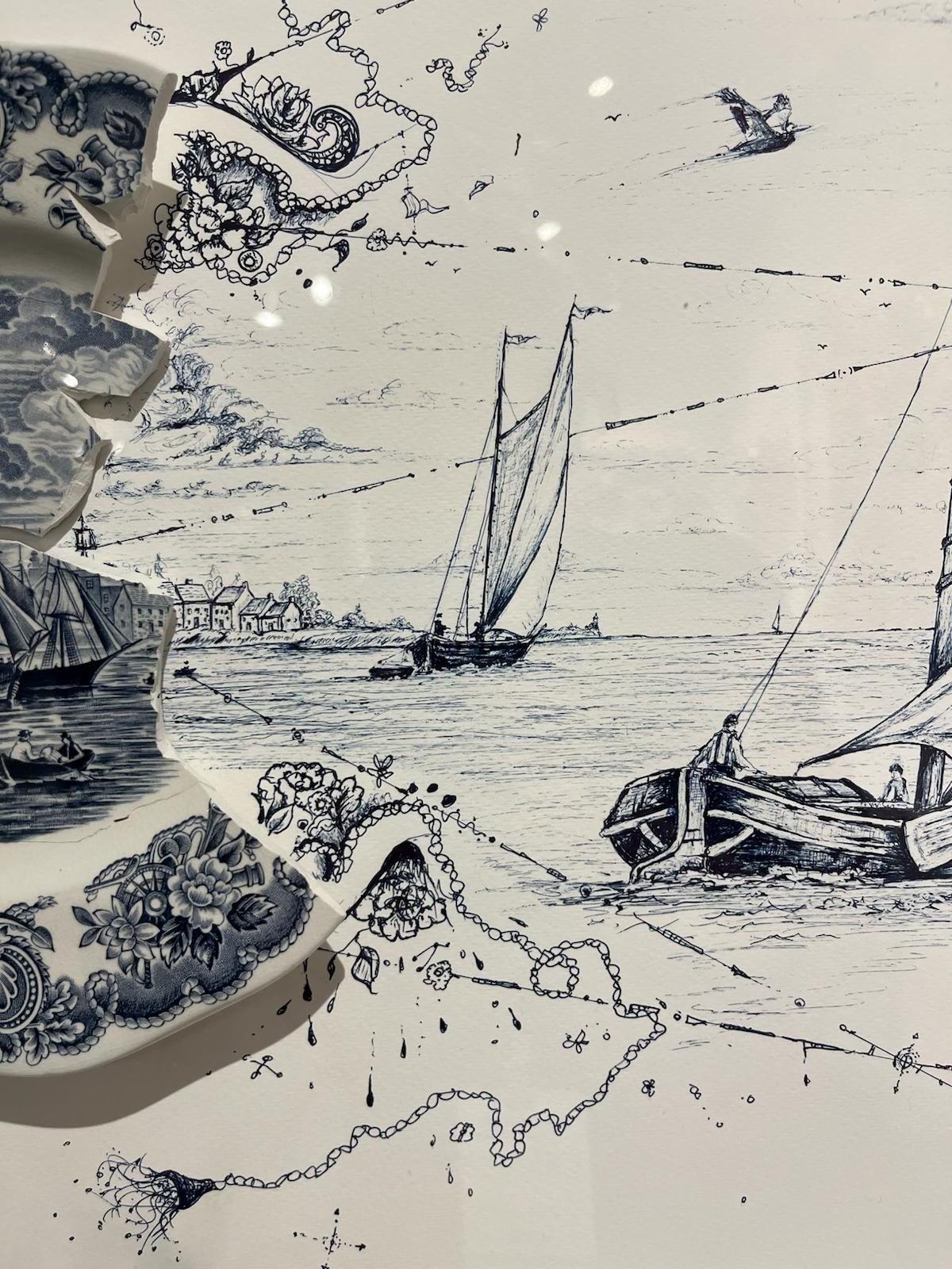 Segelschiffe in Bewegung im Angebot 2