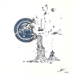 Landscape Drawings and Watercolors