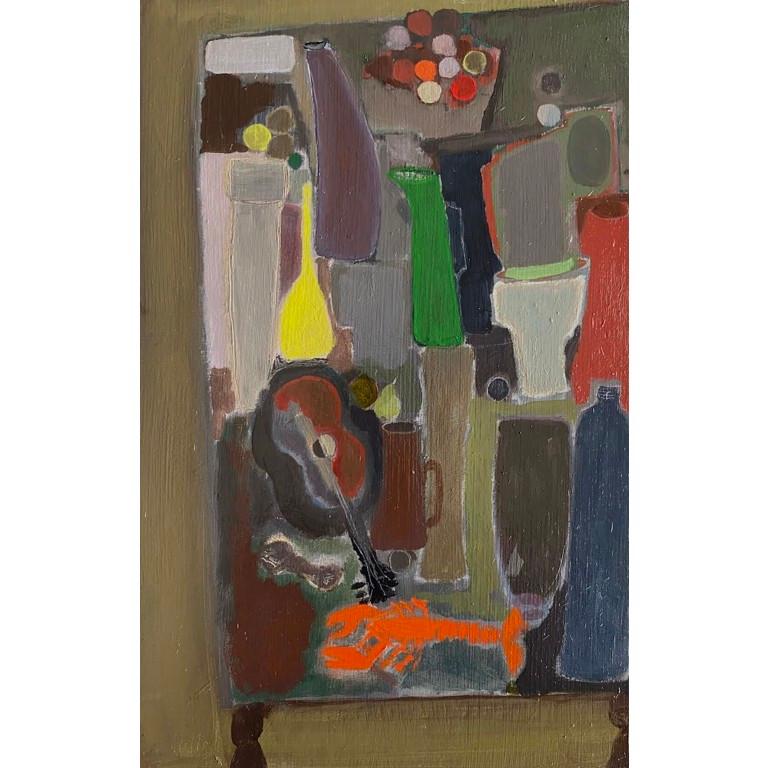 La table, les objets et l'espace qui les sépare - Art de Gigi Mills