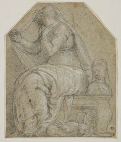 Allegory of Chastity (c. 1540) a drawing attributed to Giuseppe Porta (Salviati)