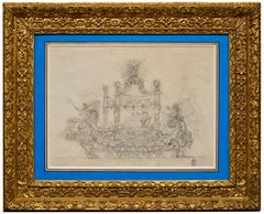 Figurative Zeichnungen und Aquarelle des 18. Jahrhunderts