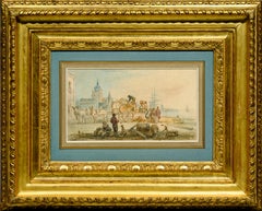 Un Capriccio arquitectónico de J.B Lallemand ... con Notre-Dame de Dijon