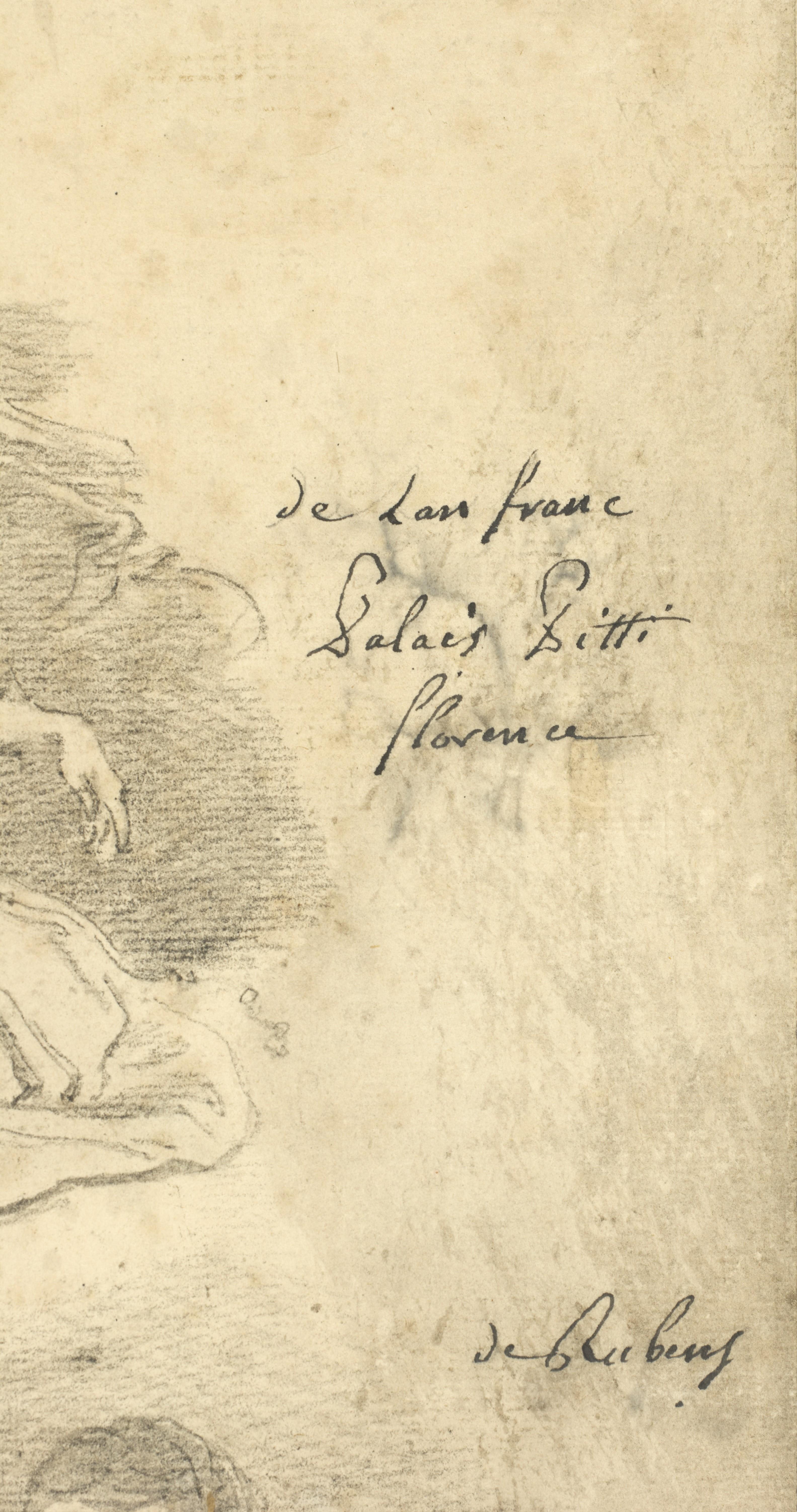 Drei Studien von Jean-Honoré Fragonard, die 1761 im Pitti-Palast ausgeführt wurden im Angebot 3