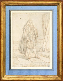Costume of an envoy of Venice, a drawing by Francesco Galimberti (1755 - 1803)