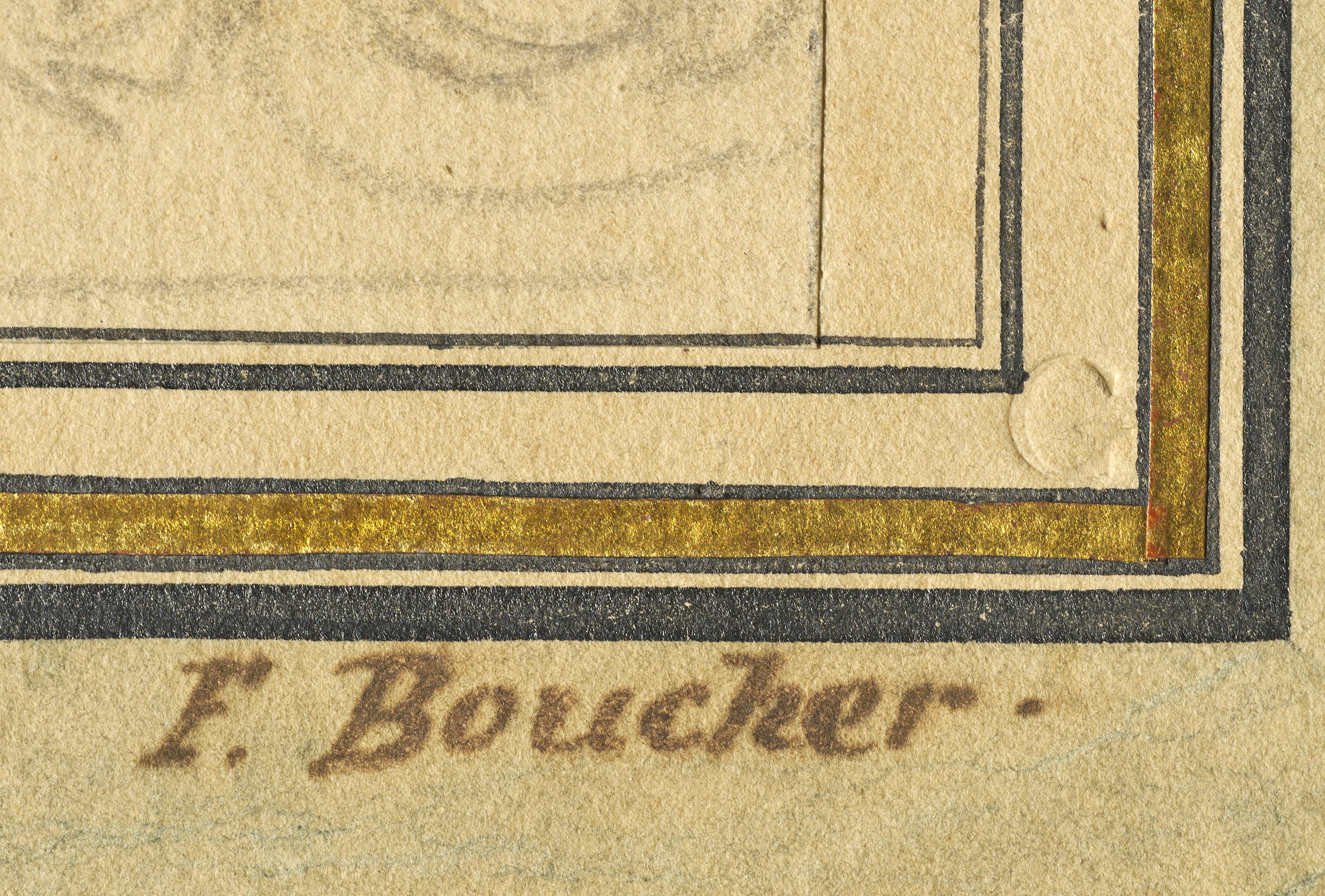 Trois dessins de François Boucher dans un montage  par Jean-Baptiste Glomy  en vente 5