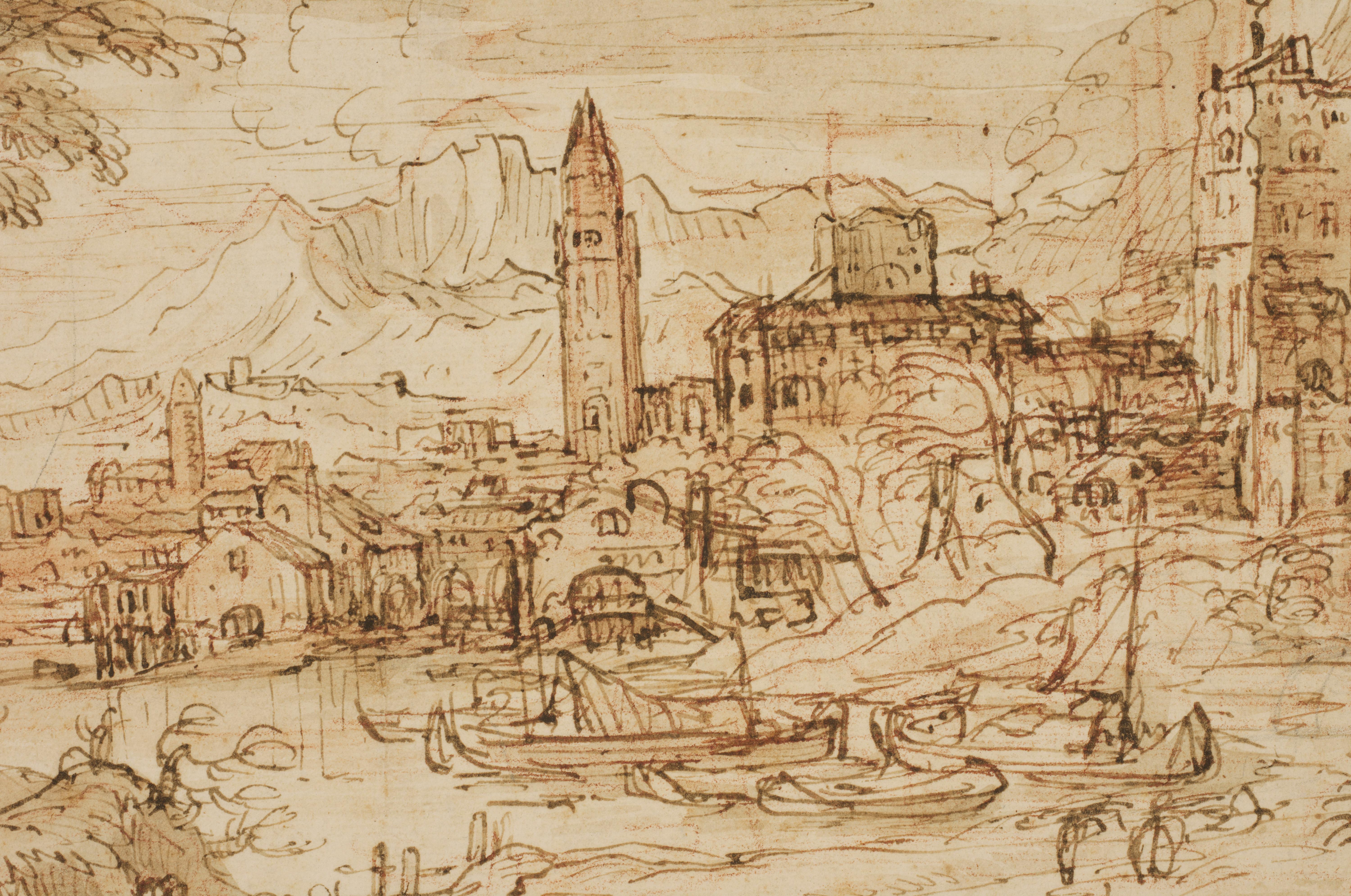 While other drawings kept in various European public collections can be attributed to the same draughtsman, this artist remains mysterious and anonymous. This masterly sheet was attributed by the Marquis de Chennevières, one of its first collector,