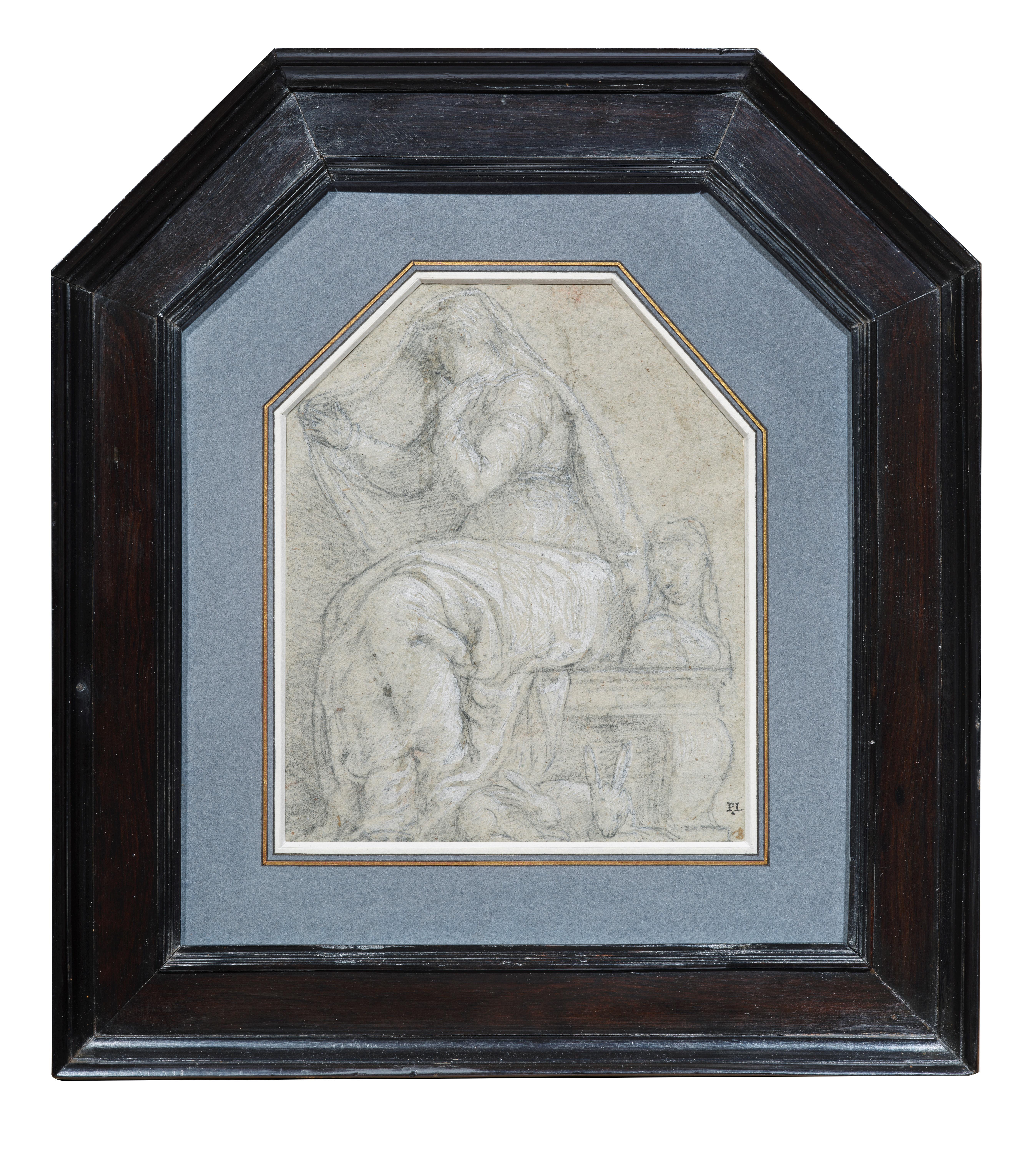 Allegoria della castità, un disegno attribuito a G. Porta di grande provenienza