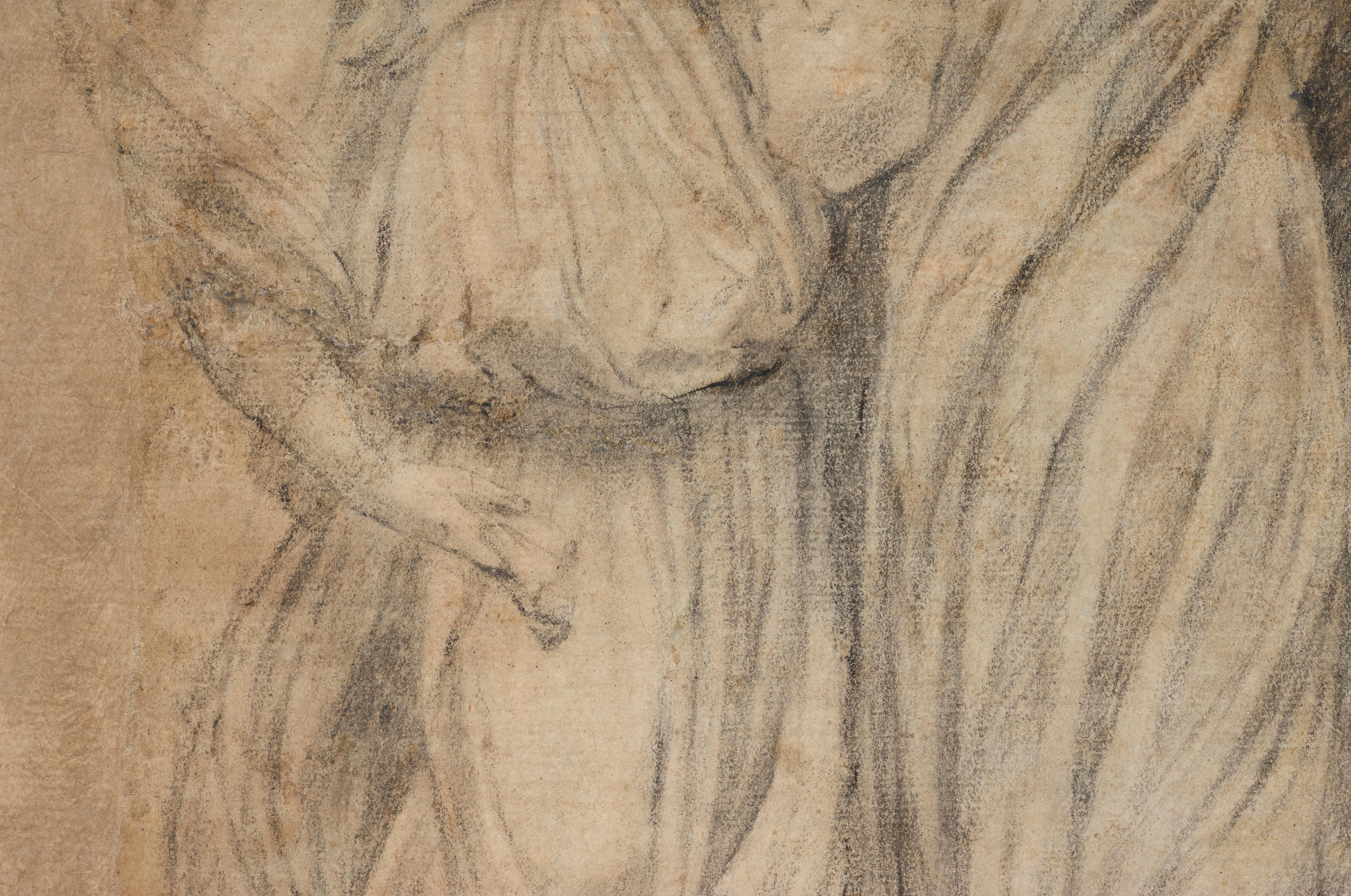 Vier Frauen, eine Zeichnung von Francesco Furini (nach dem Flachrelief von L. Ghiberti)  im Angebot 4